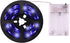 UV Light Strip - iCreating Battery Operated LED Black Light Strip Kit with 6.6FT 2M SMD 3528 IP65 Waterproof Super Bright LED Strip Lights, Battery Case