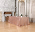 PartyDelight 60" x 102" Rose Gold Sequin Tablecloth for Wedding, Baby Shower, Birthday, Banquet, Christmas, and Banquet.