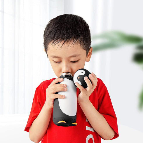 Penguin Stainless Steel Vacuum Thermos Travel Mug Tea Water Bottle Coffee Flask