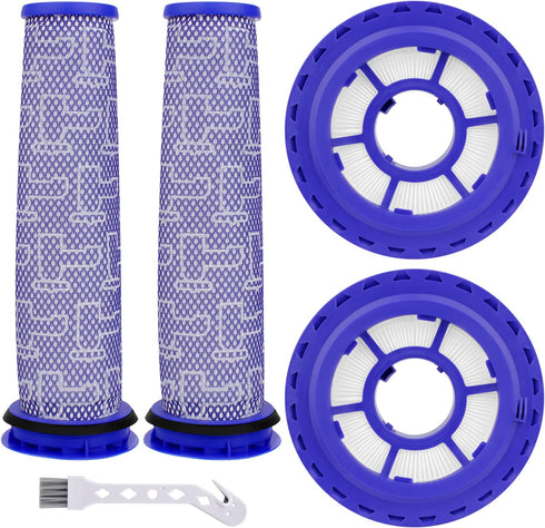 Aryavos 2 Pack HEPA Post Filters & 2 Pack Pre Filters Replacement for Dyson DC41 DC65 DC66 UP13 Animal UP20 Ball Animal, Multi Floor and Ball Vacuums, Replace Part #920769-01&920640-01