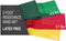 THERABAND Resistance Bands Set, Professional Non-Latex Elastic Band For Upper & Lower Body Exercise, Strength Training without Weights, Physical Therapy, Pilates, Rehab, Yellow & Red & Green, Beginner