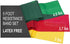 THERABAND Resistance Bands Set, Professional Non-Latex Elastic Band For Upper & Lower Body Exercise, Strength Training without Weights, Physical Therapy, Pilates, Rehab, Yellow & Red & Green, Beginner