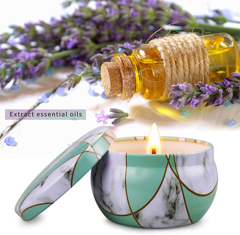 Scented Candles Gift Set, 6 Packs Aromatherapy Candle, 120H Burning Time,Stress Relief & Valentines Day Gifts for Women, Ideal Gifts for Women Birthday, Mother's Day, Thanksgiving, Christmas