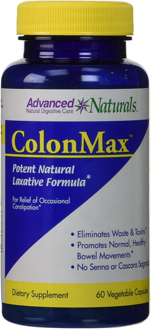 Advanced Naturals Colonmax Caps, Blue and White 60 Count