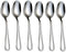HISSF Teaspoons Stainless Steel 18/0 Tea Spoons 6 Pcs, 6.29 Inches For Home, Kitchen Restaurant, Dishwasher Safe, Slilver