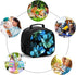 Aqua Flower Lunch Tote Lunch Bag Waterproof Reusable Lunch Box Portable Meal Bag Ice Pack For Kids Boys Girls