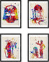 nacnic Prints Star Wars Waterolor Style War of Galaxies - Set of 1-250g Paper - Beautiful Poster Painting for Home Office Living Room