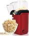 Hot Air Popcorn Popper, Electric Popcorn Maker, Mini Popcorn Machine with Measuring Cup and Top Lid for Party, Home and Family