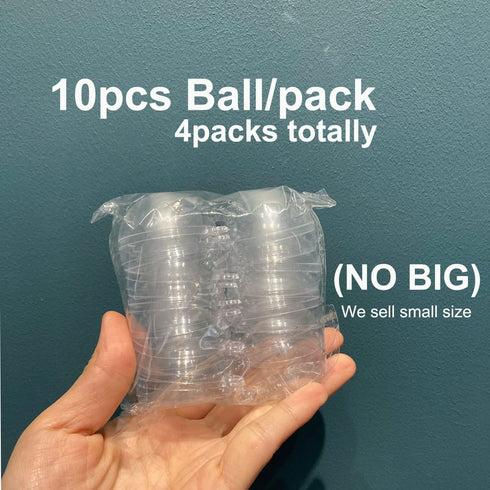 40 Pack Clear Ornaments Balls Christmas DIY Baubles Transparent Ball Plastic Fillable Sphere Decorations Christmas Tree Wedding Decor,40MM (40, Clear)