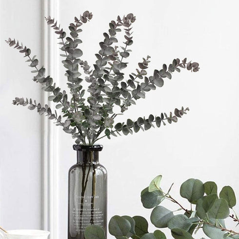 Dried Eucalyptus Branches Real 13 Pcs Preserved Eucalyptus Stems 18 inch Eucalyptus Plant Indoor for Shower Wedding Home DIY Party Restaurant Hotel Office Decoration (Green Eucalyptus)