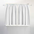 Waffle Weave Half Window Tier Curtains: 54 Inch Length for Small Window in Kitchen & Bathroom, Waterproof and Washable - White, 36" x 54" for Each Panel, Set of 2