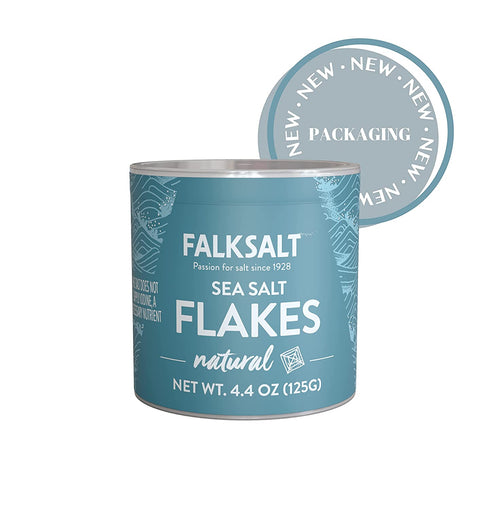 Falksalt Crystal Flakes Natural Sea Salt Natural 4.4 Oz