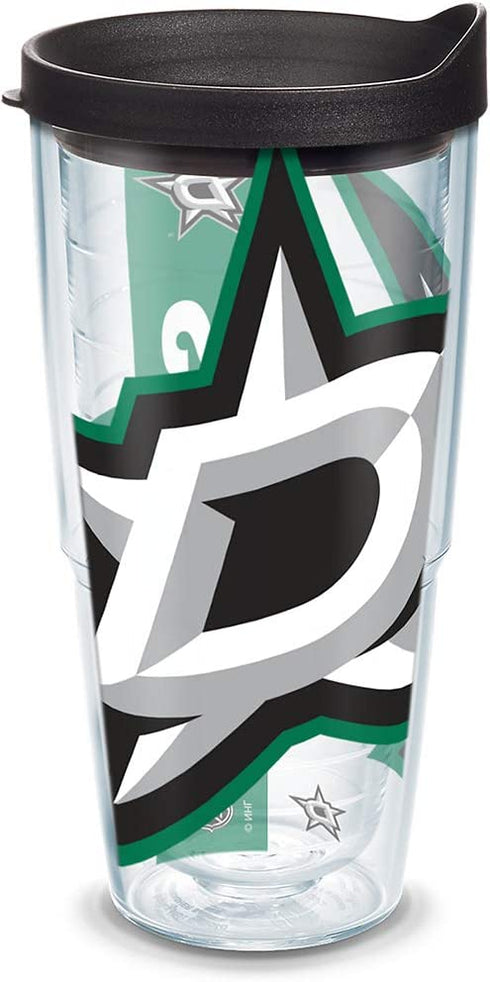 Tervis Made in USA Double Walled NHL Dallas Stars Insulated Tumbler Cup Keeps Drinks Cold & Hot, 24oz, Colossal