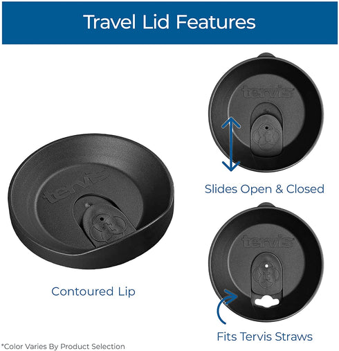 Tervis Disney - Mickey Mouse Name Pattern Tumbler with Wrap and Red Lid 24oz, Clear