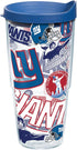 Tervis Made in USA Double Walled NFL New York Giants Insulated Tumbler Cup Keeps Drinks Cold & Hot, 24oz, All Over