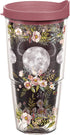 Tervis Floral Moon Phases Made in USA Double Walled Insulated Tumbler, 24 oz, Quartz