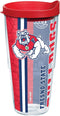 Tervis Made in USA Double Walled Fresno State Bulldogs Insulated Tumbler Cup Keeps Drinks Cold & Hot, 24oz, College Pride