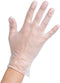 Noble Disposable Gloves Clear Large Powder-Free Disposable Vinyl Gloves for Foodservice Large Size Pack of 100