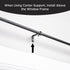 Eclipse EC Wrap Around Window Curtain Rod, 48-86", Black