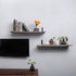 Shelf Brackets, 12 Inch Heavy Duty Black Metal Floating Wall Mounted Shelf Bracket for Shelves Corner L Bracket for Wall Shelves DITY Kitchen Shelving