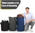 Laundry Backpack Bag, 115L Extra Large Laundry Bag with straps, Heavy Duty Laundry Bag Backpack, Portable Backpack laundry bag for College Dorm, Apartment, Laundromat, College Laundry Bag for students