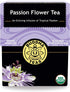 Buddha Teas Organic Passion Flower Tea - OU Kosher, USDA Organic, CCOF Organic, 18 Bleach-Free Tea Bag