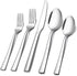 20-Piece Silverware Set, E-far Stainless Steel Flatware Set Service for 4, Modern Tableware Cutlery Set includes Forks, Spoons, Knives, Square Edge & Mirror Finish, Dishwasher Safe