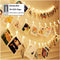 Dimmable 50 Led Photo Clip String Lights with Remote,17.38ft Fairy Lights with Clips for Pictures, 8 Modes Warm White Home/Party/Christmas Decorative Light for Hanging Photo Display Stands
