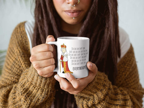 Da Da Da King George Hamilton Mug | Hamilton Merchandise - Hamilton Coffee Mug | Hamilton Musical Merchandise, Kids Mugs Hamilton Merch Gifts, Alexander Hamilton Cup (Hamilton Da Da)