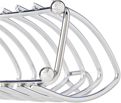 KitchenCraft KCTOAST 6 Slice Toast Rack with Chrome Plated Finish, Metal, 16 x 15 x 7 cm