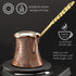 Turkish Coffee Pot, Greek Arabic Coffee Maker, Hammered Copper Coffee Cezve, Copper Pot, Stove Top Coffee Maker, Large 14.4 fl oz Capacity