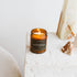 Calyan Wax Soy Wax Candle, Apples & Maple Bourbon Scented Candle for The Home | Premium Candle with Essential Oils | 7.2 oz 57 Hour Burn | Natural Soy Candle in Amber Glass Jar | Aromatherapy, Gift