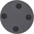 GOH DODD Drink Coasters with Holder, 8 Pieces Rustic Round Slate Stone Coasters 4 Inch Handmade Coasters for Bar and Home, Black