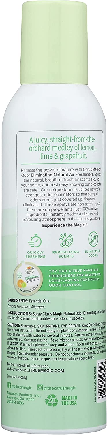 Citrus Magic, BMT612172146, Topical Citrus Blend Air Freshener Spray, 2 / Pack