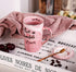 Doublewhale Grandma Gifts - Mothers Day Gifts for Grandma - Birthday Gifts for Grandma from Granddaughter Grandson Grandchildren - Best Grandma Ever Marble Ceramic Coffee Mug 14Oz with Lid Pink