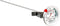 Escali AHC2 NSF Certified Candy/Deep Fry/Confection Thermometer with Extra Dial, 12" Probe, Silver