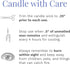 CANDLE-LITE Fresh Lavender Breeze Three Wick Aromatherapy Candle with 20-40 Hours of Burn Time, 10 oz, Light Purple