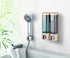 Bosharon Shower Soap Dispenser Wall Mounted, Shampoo and Conditioner Dispenser, Shower Wall Soap Dispenser Gold 300 ML (Gold 2 Chambers)