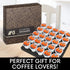 K Cup Holder Compatible with Keurig Coffee Pods (25 Slots) - Drawer K Cup Organizer Holder for Kcup Organization, Countertops & K-Cup Storage - K-Cup Coffee Pod Drawer Organizer for Coffee Lovers