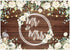 Allenjoy White Floral Mr & Mrs Engagement Decorations Backdrop Couples Wedding Bride and Groom Engaged Ceremony Anniversary Bridal Shower Supplies Photo Booth Background 7x5ft