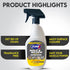ZORBX Extra Strength M&M Remover and Cleaner - Bleach Free Cleaner Spray | Scrub Free Formula | All-Purpose Odor Remover for Carpet, Bathroom, Walls, Wood, Shower and Car - 24 FL Oz
