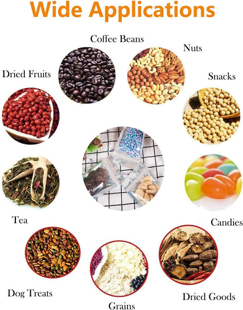 100PCS Candy Bags,Stand Up Aluminum Foil Bags,Smell Proof Bags,Reclosable Airtight Mylar Bags,Reusable Food Pouches Bags with Zip Lock,Sealable Treat Bags for Snacks Beans Coffee Dry Fruits (6.3X9.4")