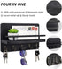 Key Holder and Mail Shelf Wall Mounted, Decorative Wall Mail Organizer with Shelf, Wood Hanging Mail Sorter Shelf with 5 Key Hooks, 100% Pine Wood Letter, Bill and Newspaper Storage Shelf (Black)
