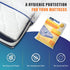King/California King - Mattress Bag Enhanced with Zipper 6 mil Ultra Thick for Moving & Long-Term Storage - Tear Resistant and Waterproof - Ultra Heavy Duty