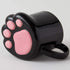 Black Paw Shaped Coffee Mug