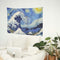 Spanker Space Van Gogh Starry Night and Japanese The Great Wave Painting Artistic Tapestry 48 x 60 Inches with Hanging Accessories for Home Dorm Wall Art Decor