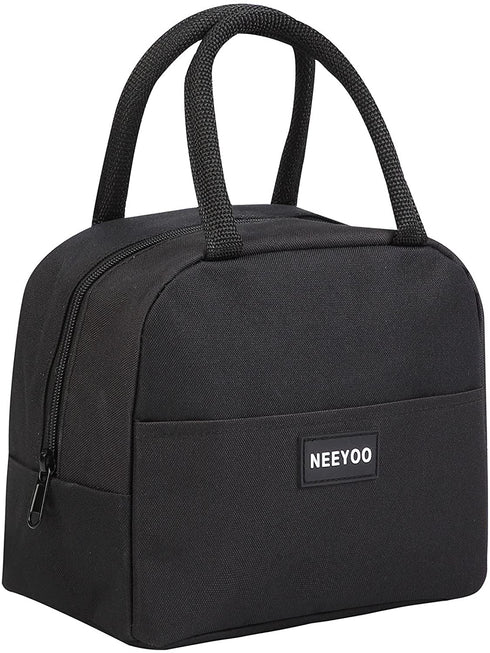 Neeyoo Lunch Bag for Women, Simplicity Lunch Tote Bag, Wide-Open Environmental Material Long-lasting Insulation Lunch Container