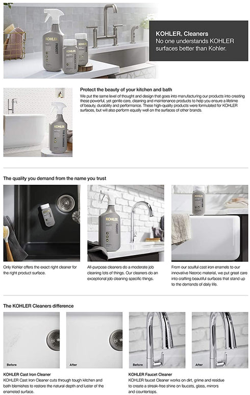 Kohler K-EC23732-NA Tub and Shower Cleaner