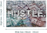Motivational Hustle Wall Art Inspirational Entrepreneur Quotes Office Decor Canvas Painting Inspiring Poster Pictures Prints Framed Artwork Office Living Room Decorations Wall Decor - 12"Hx18"W