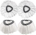 Mop Head Replacement Microfiber Spin Mop Refills Replacement Mop Refill Head (4 Pack)
